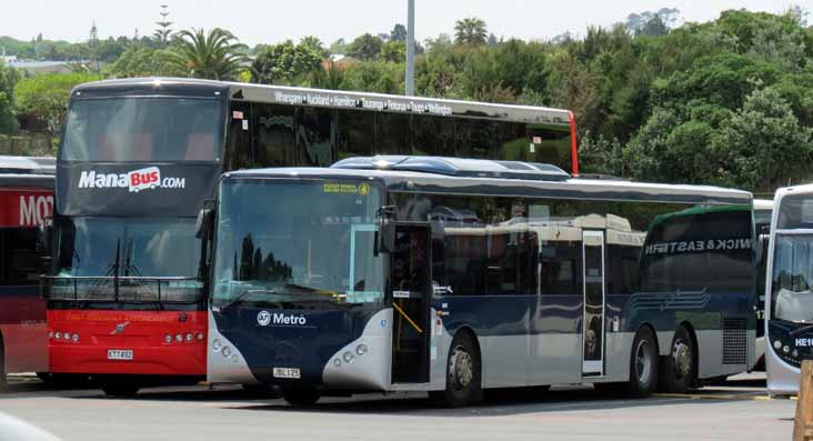 Manabus Volvo B11RT Kiwi 195 Howick & Eastern Scania K320UB Kiwi 265